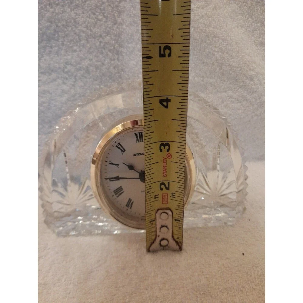 Shannon crystal vintage desk clock